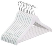 Umerase lemn unic hangers din lemn de artar, Alb, UUUM12