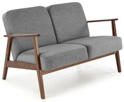 Canapea Milano 2S gri Castel 93/nuc inchis