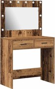 vidaXL Masă de Machiaj Lemn vechi 78,5 x 41 x 135 cm Lemn compozit