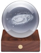 Decorațiune luminoasă maro închis cu USB Amber – Gingko