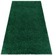 Covor SOFFI shaggy 5cm sticla verde