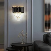 Aplica Led, Elit's EsnS9001-2, 2 X E27, Negru/Auriu