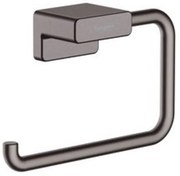 Suport hartie igienica culoare negru periat Hansgrohe AddStoris 41771340 Negru periat