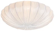 Plafoniera de design albă din mătase 60 cm cu 5 lumini - Plu