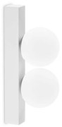 Aplica de perete LED design minimalist Ping pong ap2 alba