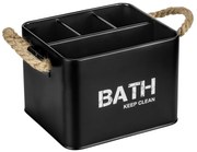 Organizator de baie GARA, negru, Wenko