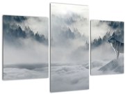 Tablou cu lupi (90x60 cm)