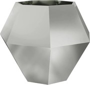 vidaXL Jardinieră Argintiu 100 x 100 x 80 cm Oțel Galvanizat