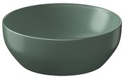 Lavoar pe blat verde mat 40 cm, rotund, Cersanit Larga Verde mat