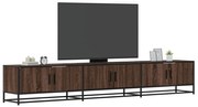 vidaXL Comodă TV, stejar maro, 240x35x41 cm, lemn prelucrat