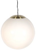 Lampă suspendată scandinavă sticlă opală 50 cm - Ball 50