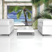 Fototapet - Plajă, mare, nisip (152,5x104 cm)