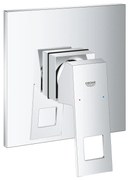 Bateri dus Grohe Eurocube, aparenta, monocomanda, 1 iesire, crom - 24061000