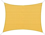 Outsunny Voal de umbrire Panza Solara rectangulara 6L x 4l m HDPE Galben | Aosom Romania