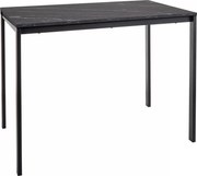 OFERTA Masa de sufragerie neagra RAMOD 100x60 cm, decor marmura Calitatea II