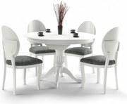 Masa de bucaterie William, alba