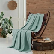 Pătură pentru televizor Brighton Cotton mentol,130 x 170 cm
