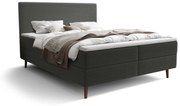 Pat de o persoană 120 cm Napoli Bonell (verde închis) (cu somieră, cu sp. depozitare). 1082440