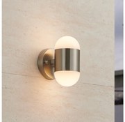 Eglo MEROLA 75392 - Aplica de perete pentru exterior cu LED, 2xLED/3,7W/230V, IP44, crom mat