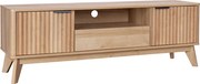 Comoda TV Hameva din MDF, nuanta naturala, 145 x 39.5 x 49 cm