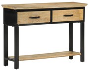vidaXL Masă consolă, 110x30x75 cm, lemn masiv de mango brut