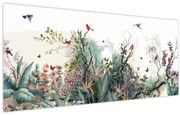 Tablou - Peisaj natural, acvariu (120x50 cm)