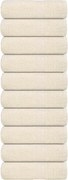 vidaXL Prosoape de oaspeți, FROGN, 10 buc., crem, 30x50 cm, 360 g/m²