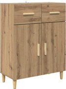 vidaXL Bufet stejar artizanal 34 x 69.5 x 89 cm Lemn compozit