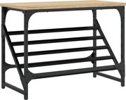 vidaXL Suport de pantofi, stejar sonoma, 60x30x45 cm, lemn prelucrat