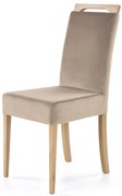 Scaun Clarion bej/stejar miere Monolith 09