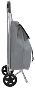 vidaXL Carucior de cumpărături Gri 35 x 28 x 92 cm Tafeta Oxford