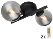 Lustră LED aplicată RIHA 2xG9/3W/230V Globo 56133-2W