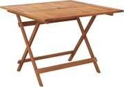 vidaXL Masă de grădină pliabilă, 90x90x75 cm, lemn masiv de acacia