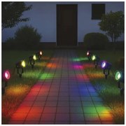 SET 4x lampă LED RGBIC dimabilă de exterior LED/7W/230V 3000-6500K IP65 Wi-Fi Tuya