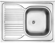 Chiuveta Deante Tango inox cu cuva orientata pe dreapta 80x60 cm