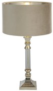 Veioza/Lampa de masa design lux elegant Belle crom/taupe