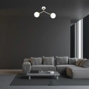 Lustră aplicată JOY 2xE14/40W/230V albă/aurie