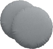 vidaXL Perne de Șezut 2 pcs Gri deschis Ø80 x 29 cm țesătură