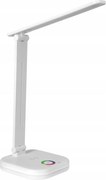 Lampă de birou LED RGBW dimabilă, cu încărcare wireless, LED/7W/5V USB, alb
