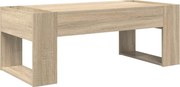 vidaXL Masă de cafea Stejar Sonoma 110 x 50 x 41 cm Lemn compozit