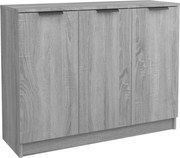 vidaXL Servantă, sonoma gri, 90,5x30x70 cm, lemn prelucrat