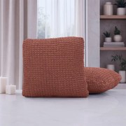Huse super elastice RUBINIA cărămizii feţe de pernă 2 buc (40 x 40 cm)