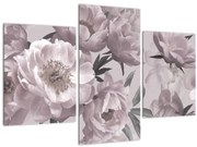 Tablou - Vintage bujorii (90x60 cm)