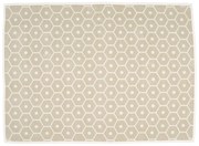 Pătură crem din amestesc de lână 140x180 cm Honey Sand – Pappelina