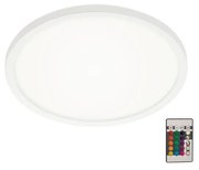 Plafonieră RGBW dimabilă SLIM LED/15W/230V Briloner 7092-416 + telecomandă