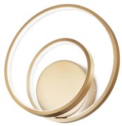 Aplica LED design modern circular OZ AP ON-OFF OTTONE