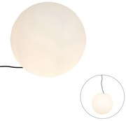 Lampă modernă de exterior albă 45 cm IP65 - Nura