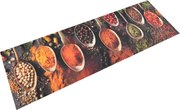 vidaXL Covor de bucătărie lavabil Spoon & Spices, 60x180cm, catifea