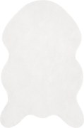 vidaXL Covor din de iepure sintetic antiderapant Olite Alb 50 x 80 cm