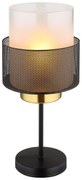 Veioza/Lampa de masa OLGA negru/satin